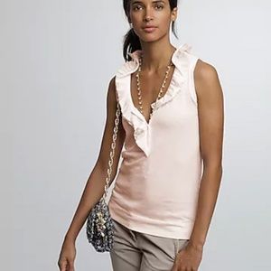 J.Crew Victoria Ruffle Tissue Cami Tank Top